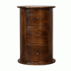 3 Drawer Chestnut Drum