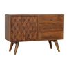 Carved Chestnut Sideboard