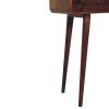 Chestnut Curved Hallway Table
