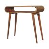 Amaya Oak-ish Nordic Style Console Table
