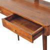 Elevated Chestnut Console Table