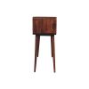 Triple Curved Chestnut Console Table