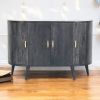 Ash Black T-Bar Quad Cabinet