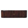 Chunky Chestnut Wall Mounted Console