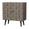 Honey Caramel Edessa Bone Inlay Cabinet