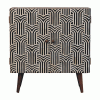 Honey Caramel Edessa Bone Inlay Cabinet
