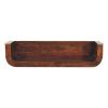 Indira California Walnut Floating Console Table
