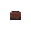 Indira California Walnut Floating Console Table