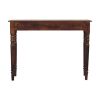Turned Legs 3 Drawer Chestnut Console