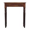 Turned Legs 1 Drawer Chestnut Console