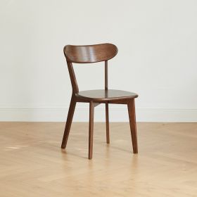 2 PCS BOX FAS Grade Oak Dining Chair, Natural Wood, Made In   America (Option: Walnut)